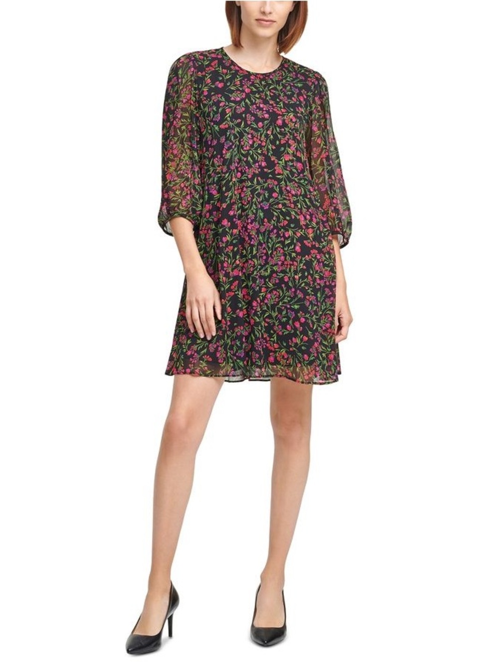 Calvin Klein Womens Casual Mini Shift Dress Size 4